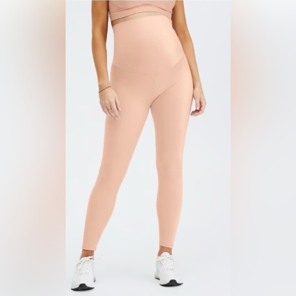 Fabletics Pants - Fabletics High-Waisted Shine Maternity Leggings